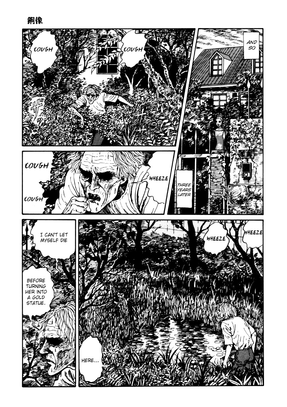 Itou Junji Kyoufu Manga Collection Chapter 14.3 page 45 - Vol.14 Chapter 3: Bronze Statue