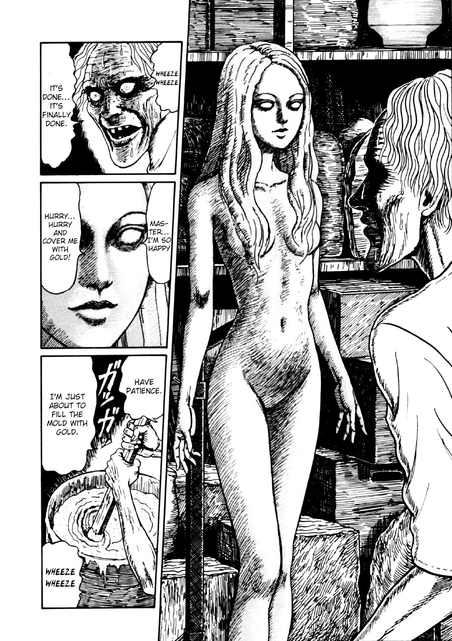Itou Junji Kyoufu Manga Collection Chapter 14.3 page 48 - Vol.14 Chapter 3: Bronze Statue