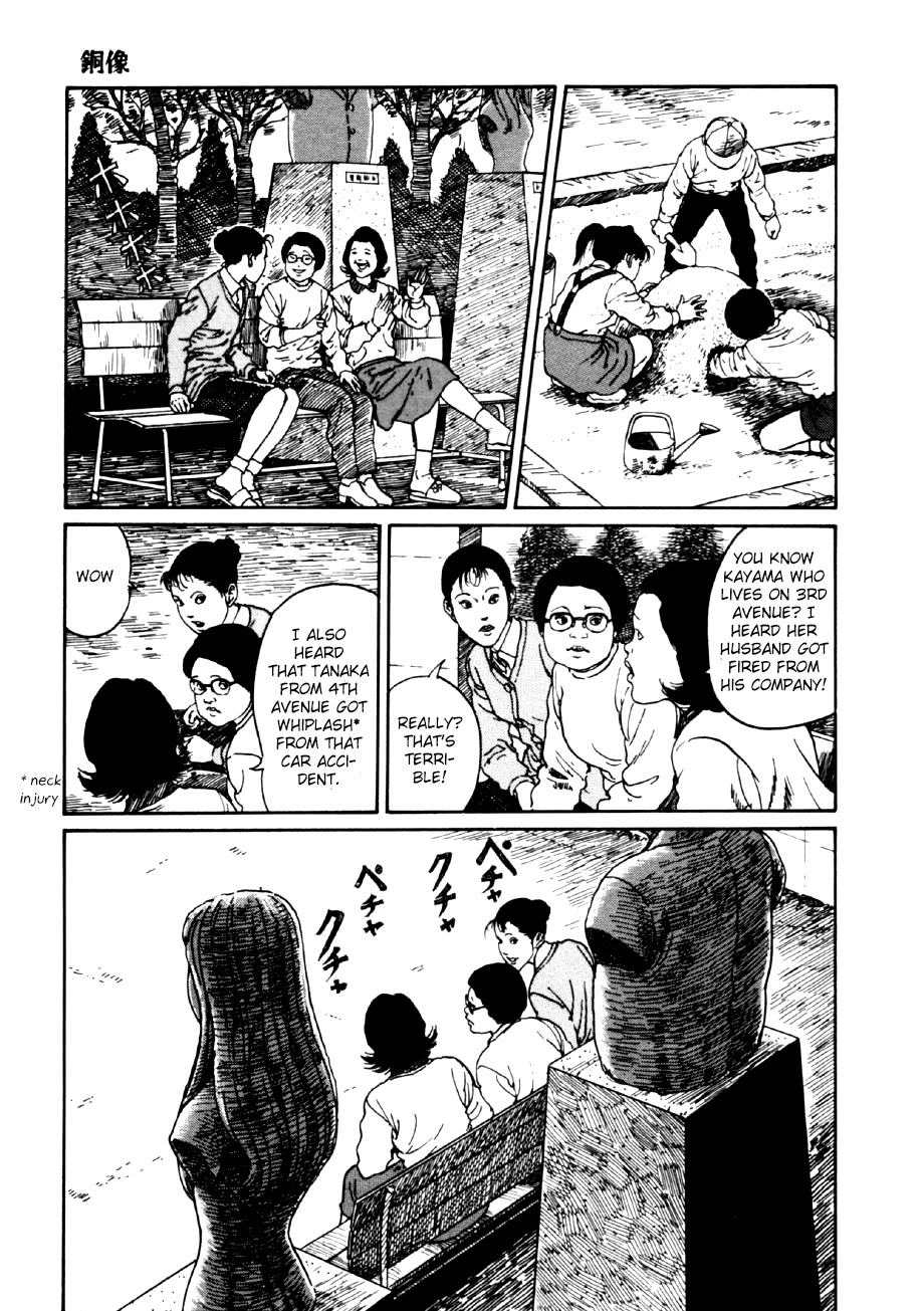 Itou Junji Kyoufu Manga Collection Chapter 14.3 page 5 - Vol.14 Chapter 3: Bronze Statue