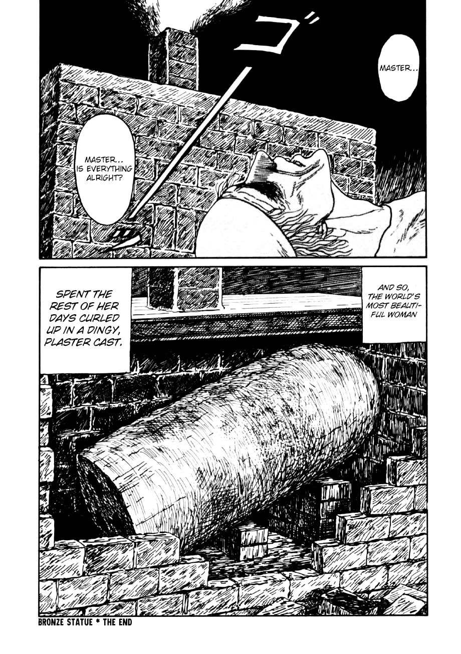 Itou Junji Kyoufu Manga Collection Chapter 14.3 page 50 - Vol.14 Chapter 3: Bronze Statue