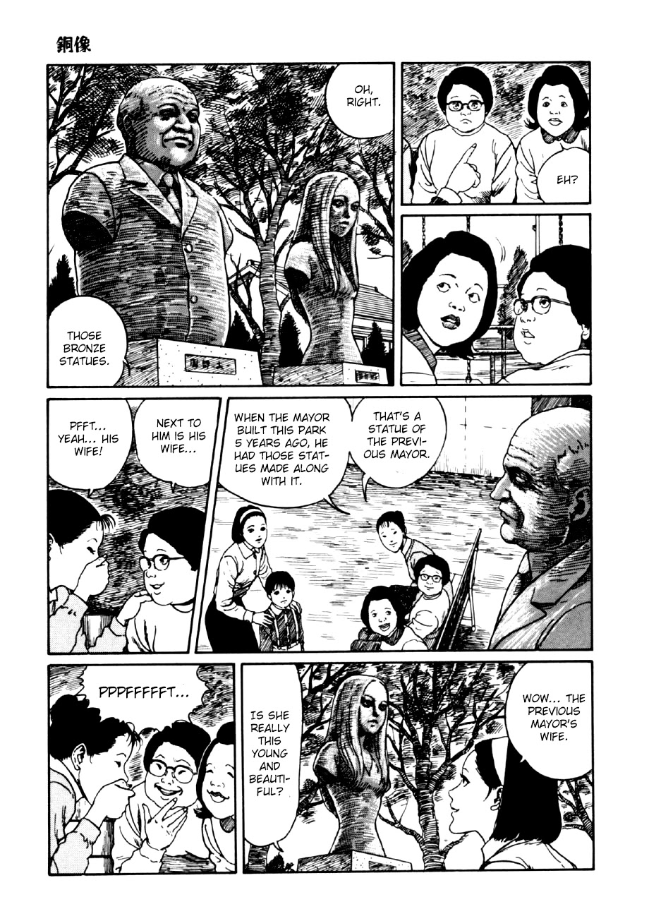 Itou Junji Kyoufu Manga Collection Chapter 14.3 page 7 - Vol.14 Chapter 3: Bronze Statue