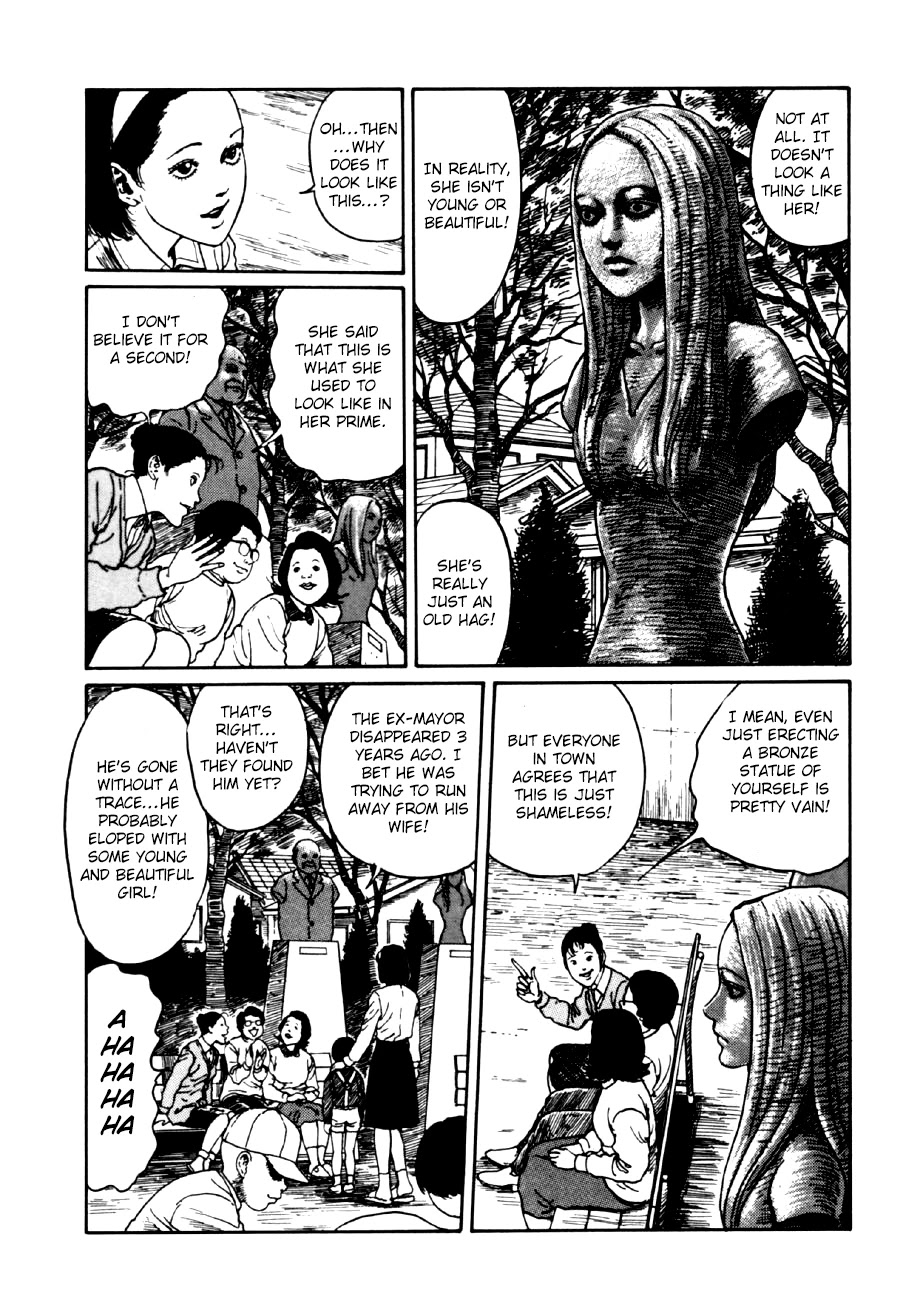 Itou Junji Kyoufu Manga Collection Chapter 14.3 page 8 - Vol.14 Chapter 3: Bronze Statue