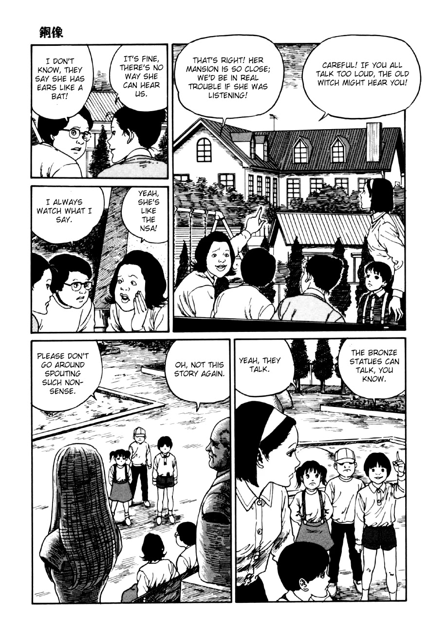 Itou Junji Kyoufu Manga Collection Chapter 14.3 page 9 - Vol.14 Chapter 3: Bronze Statue