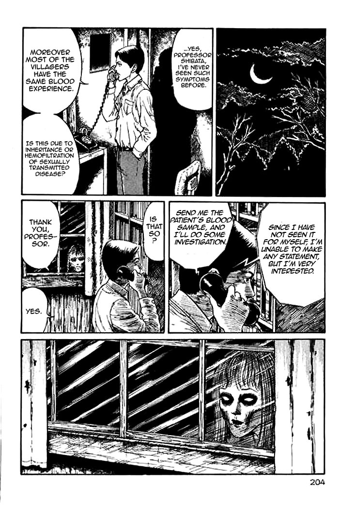 Itou Junji Kyoufu Manga Collection Chapter 14.5 page 20 - Vol.14 Chapter 5: Blood Sickness of the White Sands Village