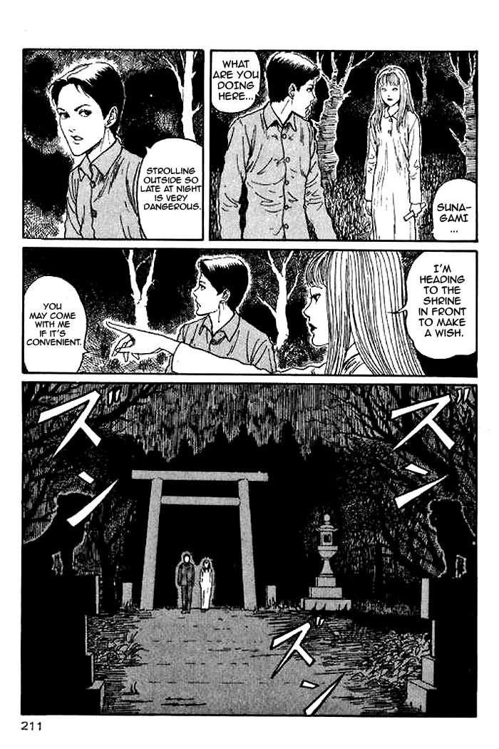Itou Junji Kyoufu Manga Collection Chapter 14.5 page 27 - Vol.14 Chapter 5: Blood Sickness of the White Sands Village