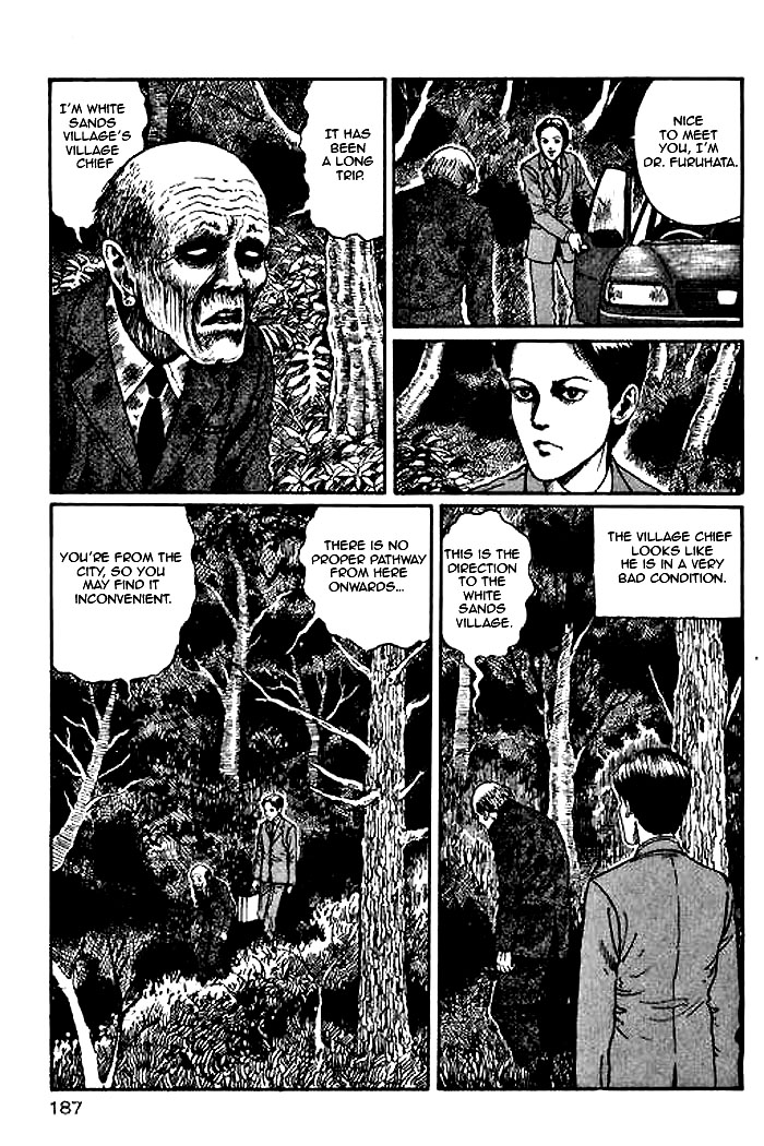 Itou Junji Kyoufu Manga Collection Chapter 14.5 page 3 - Vol.14 Chapter 5: Blood Sickness of the White Sands Village