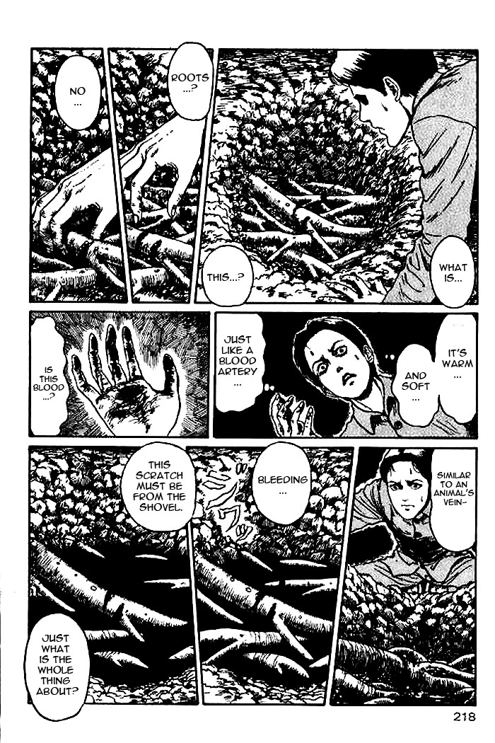 Itou Junji Kyoufu Manga Collection Chapter 14.5 page 34 - Vol.14 Chapter 5: Blood Sickness of the White Sands Village