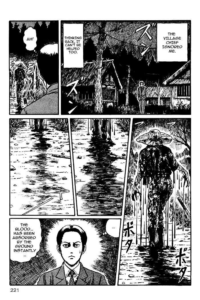 Itou Junji Kyoufu Manga Collection Chapter 14.5 page 37 - Vol.14 Chapter 5: Blood Sickness of the White Sands Village