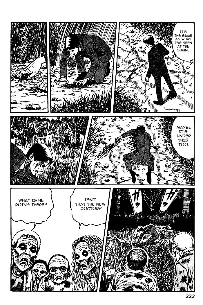 Itou Junji Kyoufu Manga Collection Chapter 14.5 page 38 - Vol.14 Chapter 5: Blood Sickness of the White Sands Village