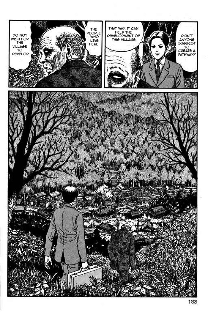 Itou Junji Kyoufu Manga Collection Chapter 14.5 page 4 - Vol.14 Chapter 5: Blood Sickness of the White Sands Village