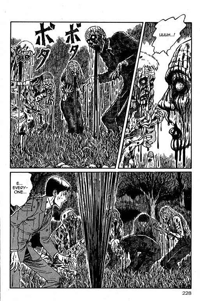Itou Junji Kyoufu Manga Collection Chapter 14.5 page 44 - Vol.14 Chapter 5: Blood Sickness of the White Sands Village