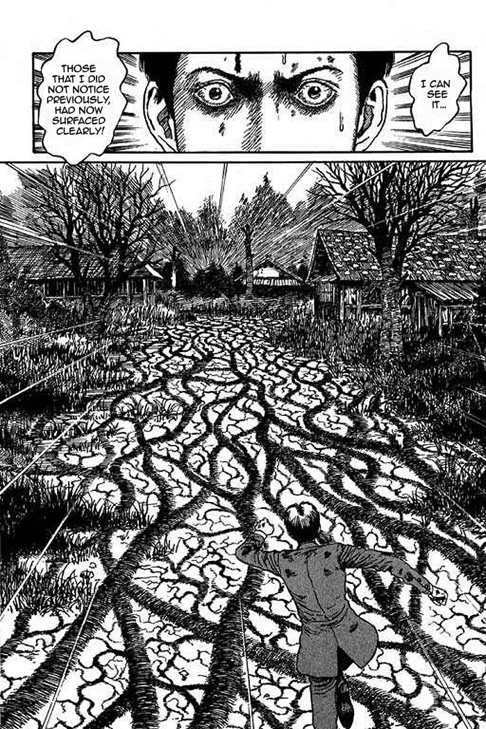Itou Junji Kyoufu Manga Collection Chapter 14.5 page 46 - Vol.14 Chapter 5: Blood Sickness of the White Sands Village