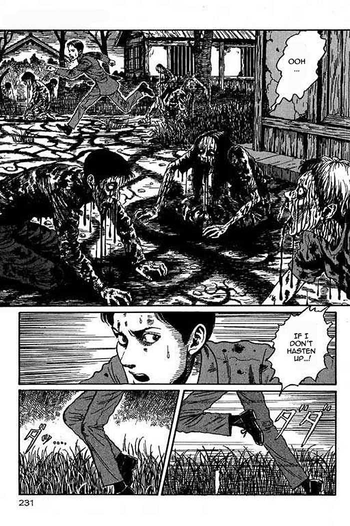 Itou Junji Kyoufu Manga Collection Chapter 14.5 page 47 - Vol.14 Chapter 5: Blood Sickness of the White Sands Village