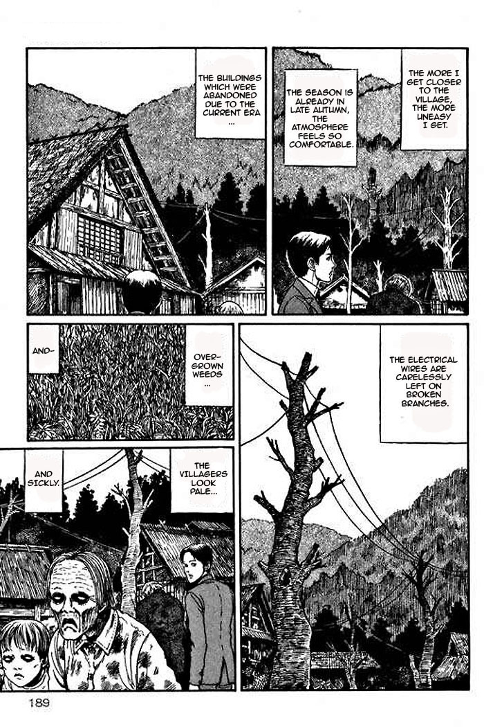 Itou Junji Kyoufu Manga Collection Chapter 14.5 page 5 - Vol.14 Chapter 5: Blood Sickness of the White Sands Village