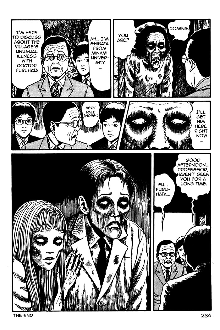 Itou Junji Kyoufu Manga Collection Chapter 14.5 page 50 - Vol.14 Chapter 5: Blood Sickness of the White Sands Village