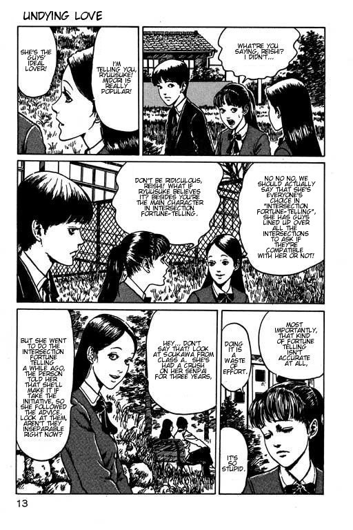 Itou Junji Kyoufu Manga Collection Chapter 15.1 page 14 - Vol.15 Chapter 1: The Intersection's Pretty Boy