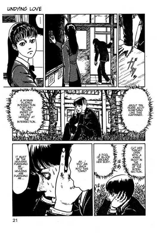 Itou Junji Kyoufu Manga Collection Chapter 15.1 page 22 - Vol.15 Chapter 1: The Intersection's Pretty Boy