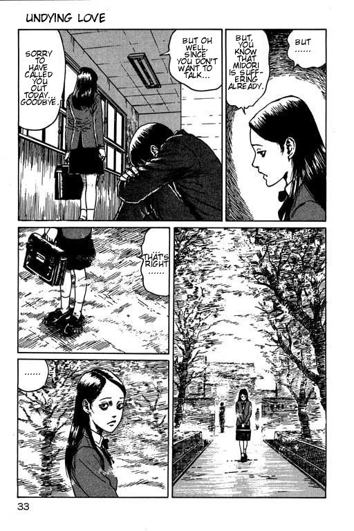 Itou Junji Kyoufu Manga Collection Chapter 15.1 page 34 - Vol.15 Chapter 1: The Intersection's Pretty Boy
