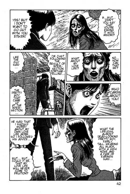 Itou Junji Kyoufu Manga Collection Chapter 15.1 page 43 - Vol.15 Chapter 1: The Intersection's Pretty Boy