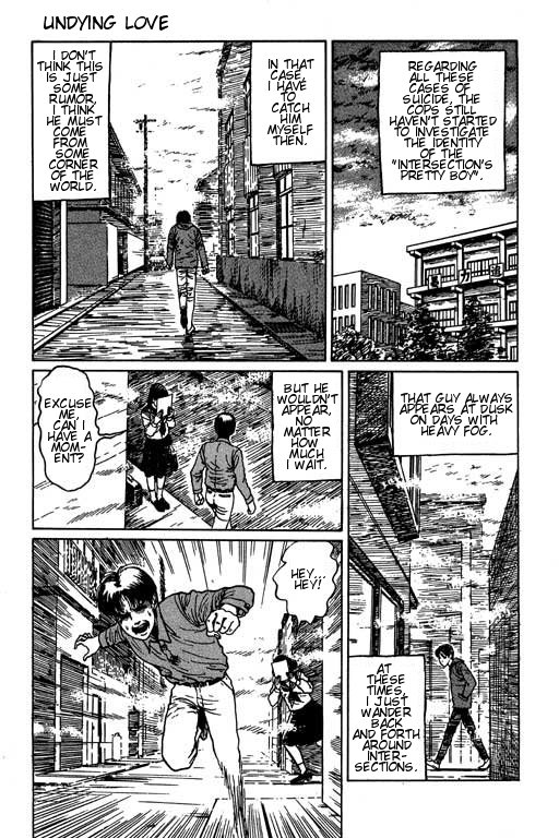 Itou Junji Kyoufu Manga Collection Chapter 15.1 page 52 - Vol.15 Chapter 1: The Intersection's Pretty Boy