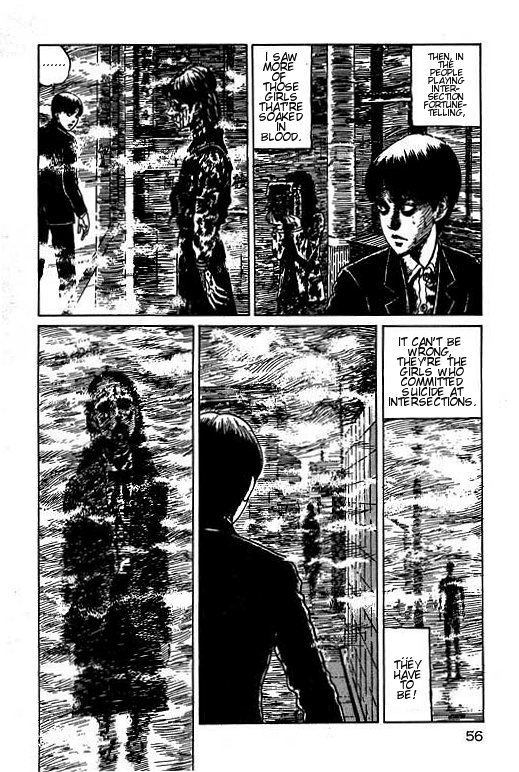 Itou Junji Kyoufu Manga Collection Chapter 15.1 page 57 - Vol.15 Chapter 1: The Intersection's Pretty Boy