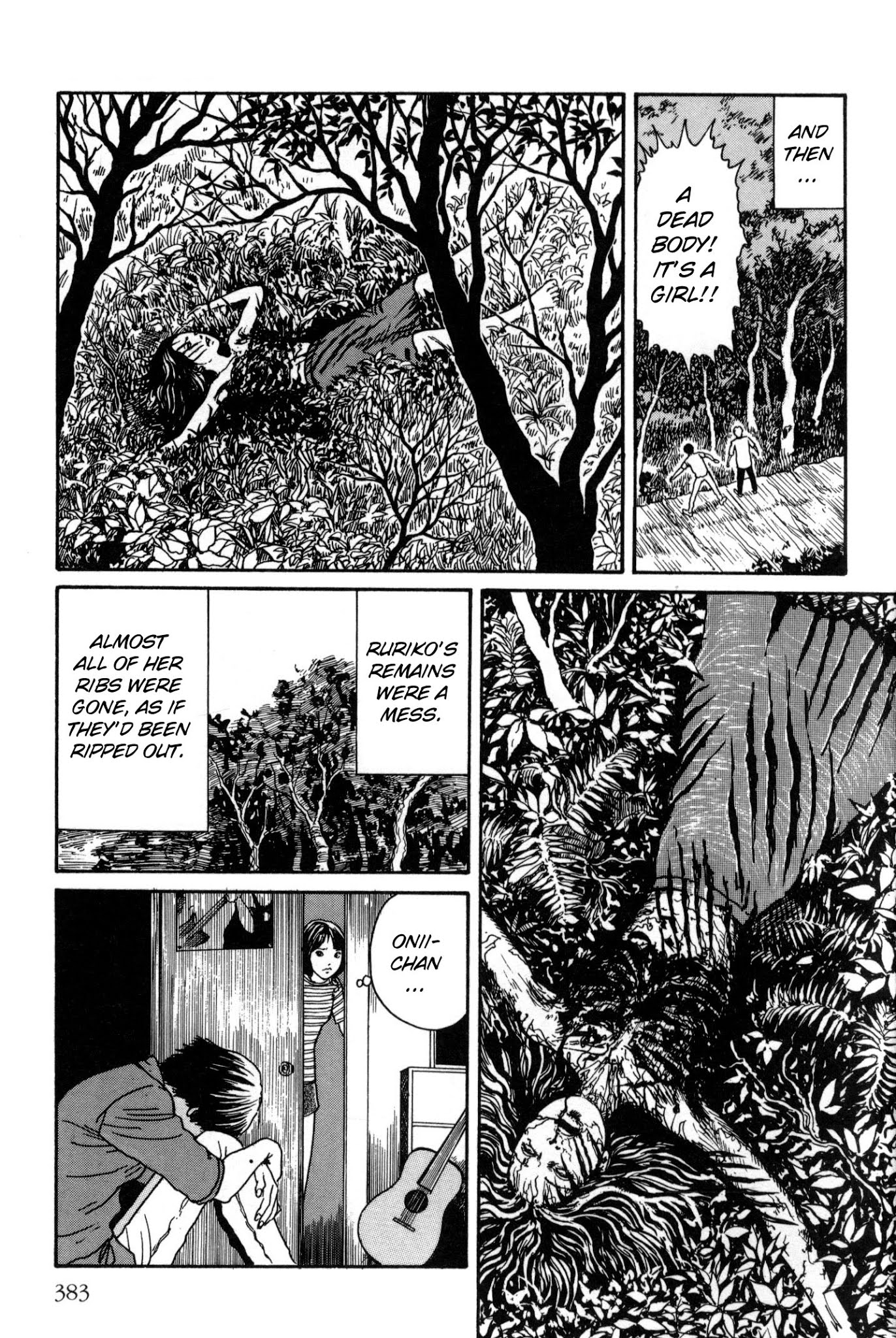 Itou Junji Kyoufu Manga Collection Chapter 15.5-1 page 17 - Vol.15 Chapter 5.1: Ribs Woman