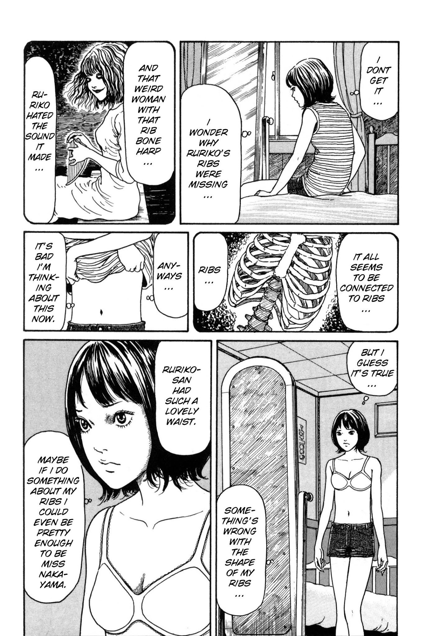 Itou Junji Kyoufu Manga Collection Chapter 15.5-1 page 18 - Vol.15 Chapter 5.1: Ribs Woman
