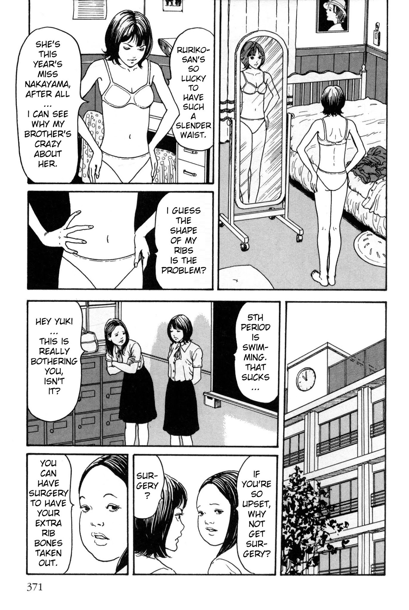 Itou Junji Kyoufu Manga Collection Chapter 15.5-1 page 5 - Vol.15 Chapter 5.1: Ribs Woman