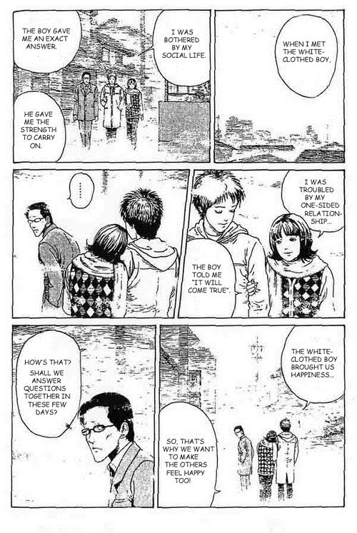 Itou Junji Kyoufu Manga Collection Chapter 15.5 page 18 - Vol.15 Chapter 5: Sequel: The White Clothed Pretty Boy