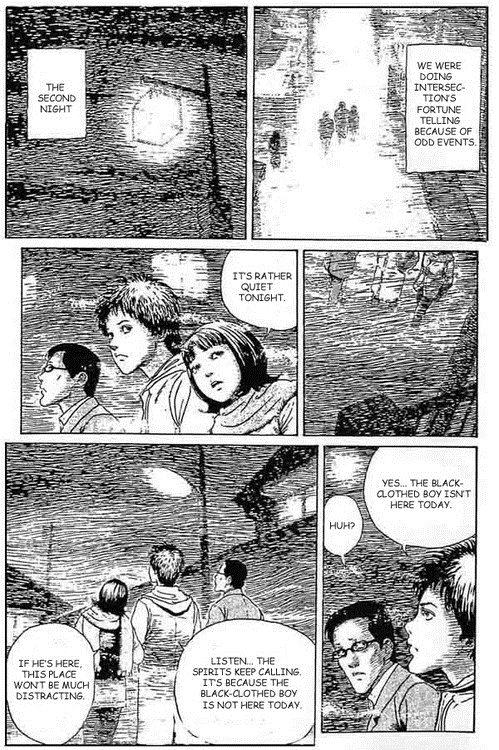 Itou Junji Kyoufu Manga Collection Chapter 15.5 page 19 - Vol.15 Chapter 5: Sequel: The White Clothed Pretty Boy