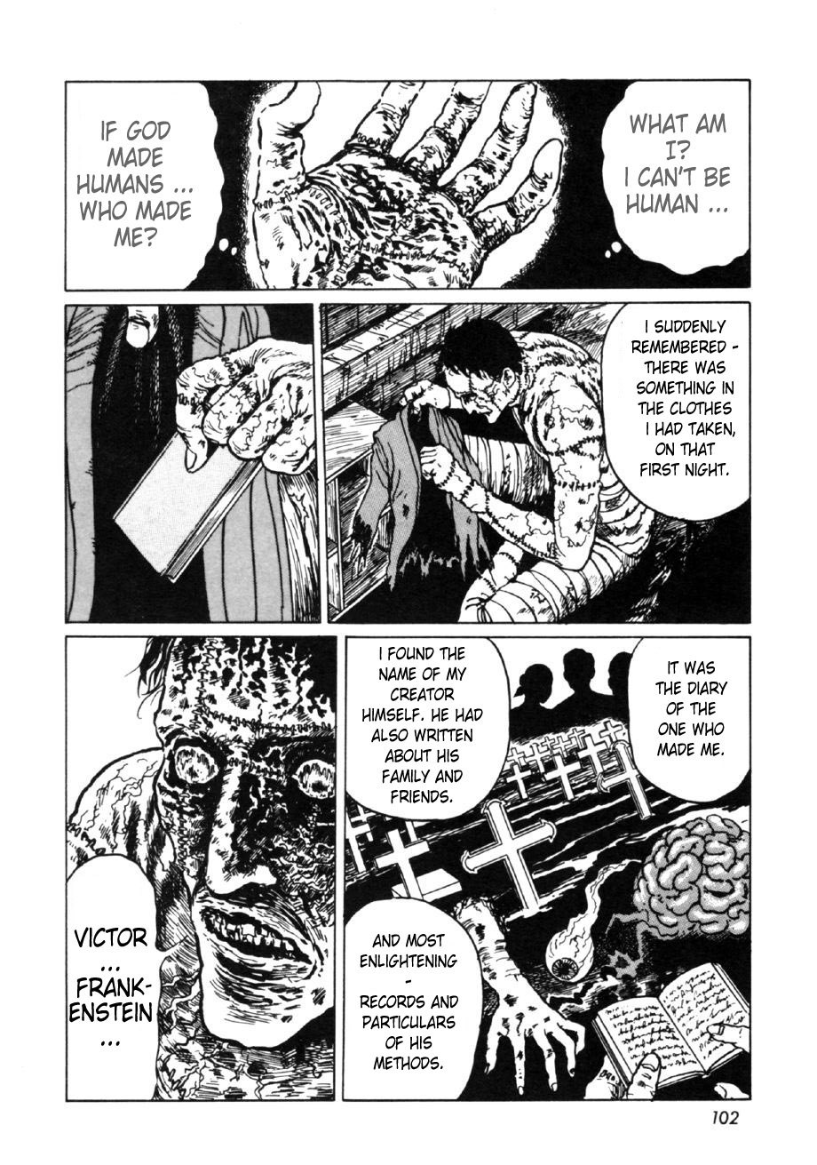 Itou Junji Kyoufu Manga Collection Chapter 16.1 page 104 - Vol.16 Chapter 1: Frankenstein