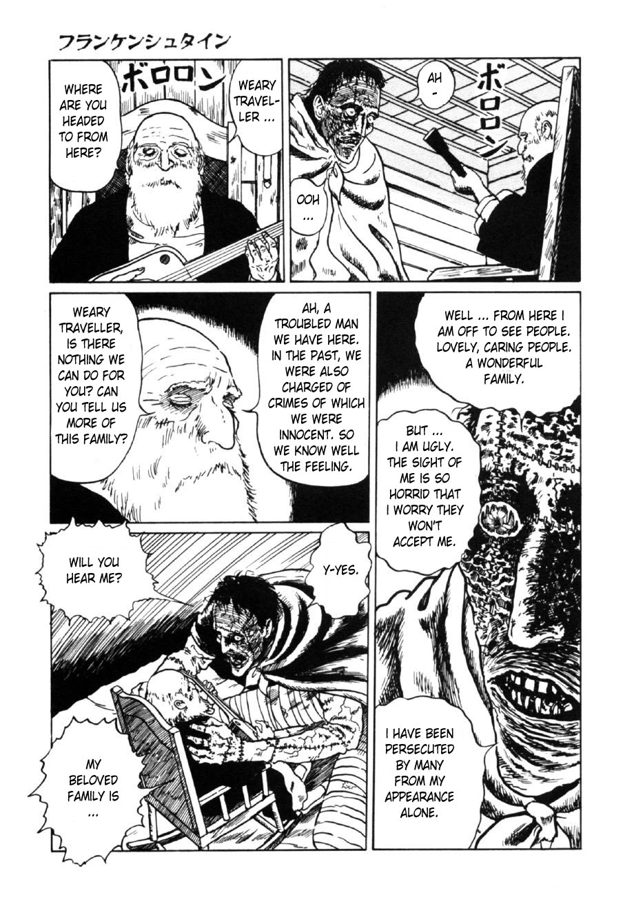 Itou Junji Kyoufu Manga Collection Chapter 16.1 page 107 - Vol.16 Chapter 1: Frankenstein