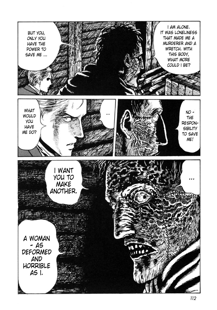 Itou Junji Kyoufu Manga Collection Chapter 16.1 page 114 - Vol.16 Chapter 1: Frankenstein