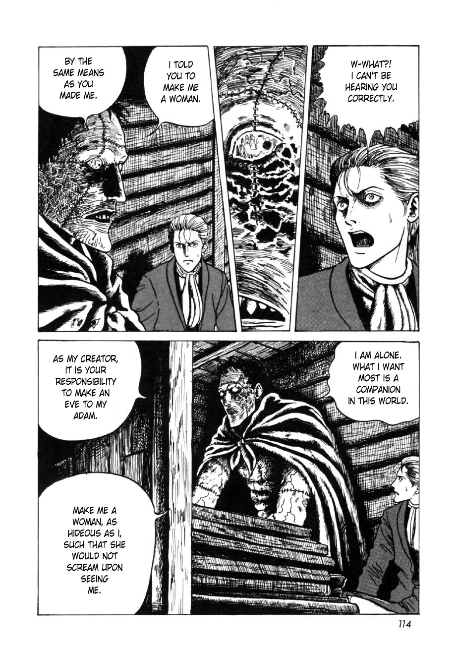 Itou Junji Kyoufu Manga Collection Chapter 16.1 page 116 - Vol.16 Chapter 1: Frankenstein