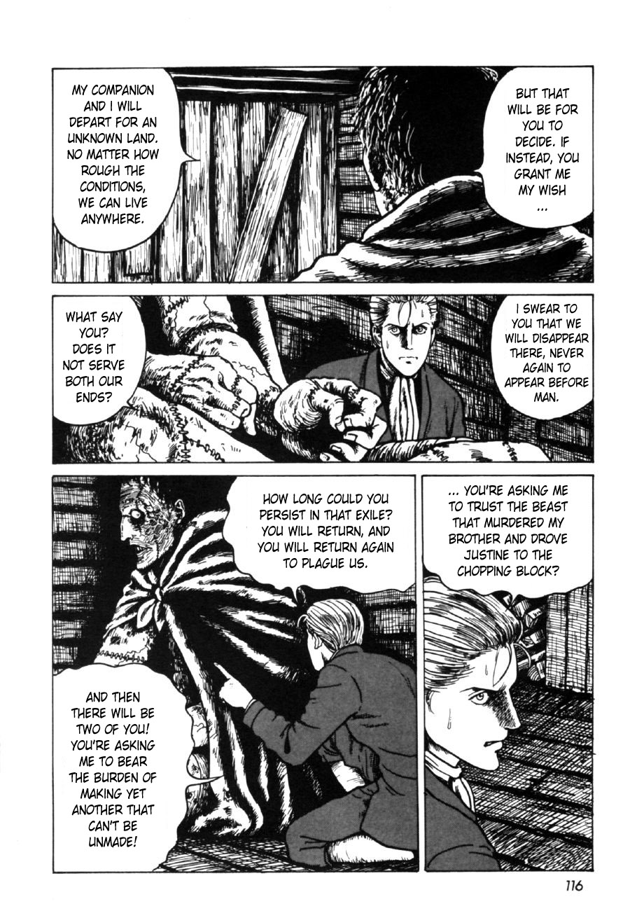Itou Junji Kyoufu Manga Collection Chapter 16.1 page 118 - Vol.16 Chapter 1: Frankenstein