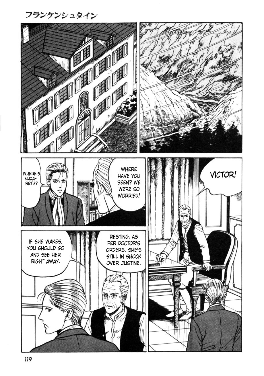 Itou Junji Kyoufu Manga Collection Chapter 16.1 page 121 - Vol.16 Chapter 1: Frankenstein