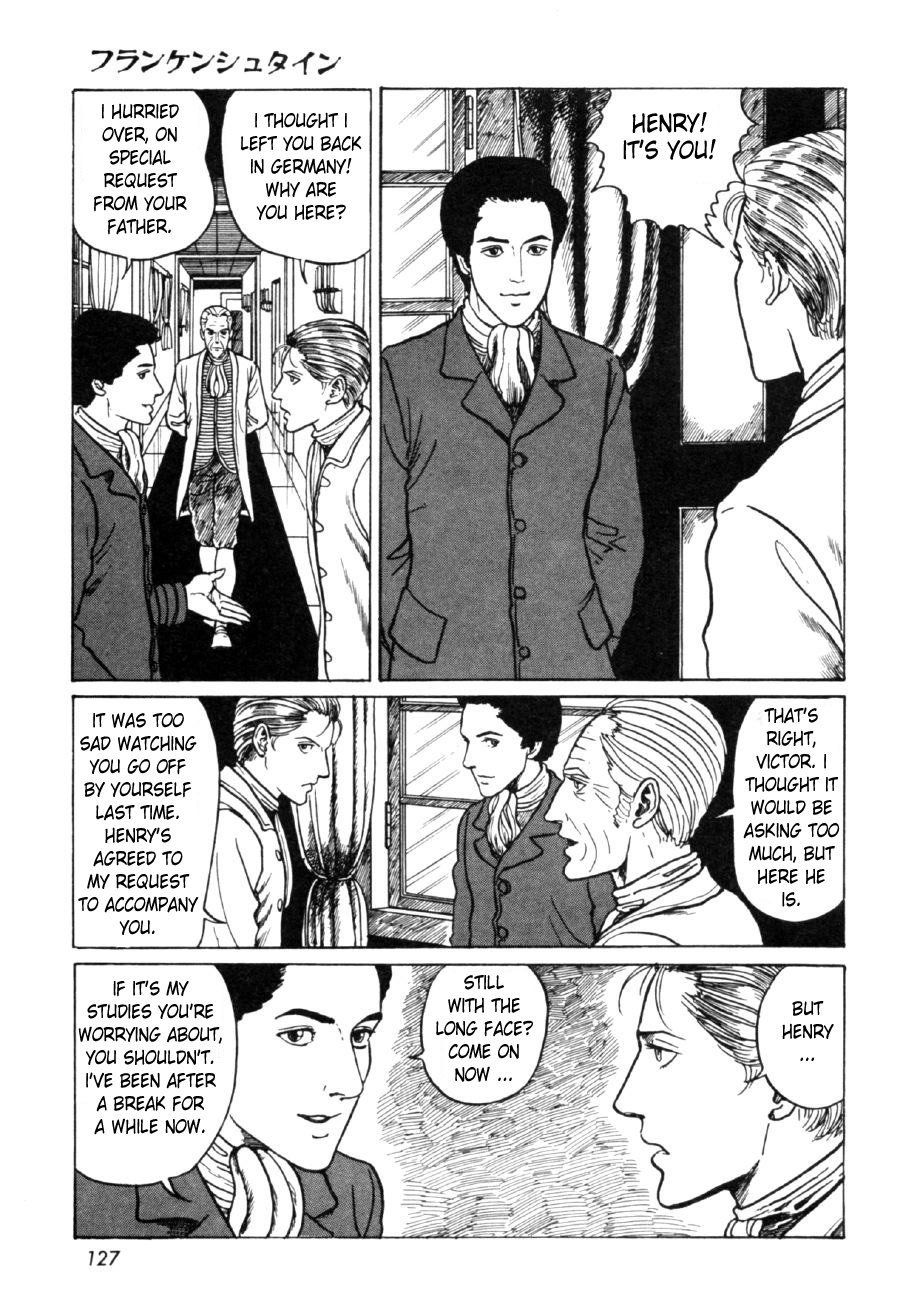 Itou Junji Kyoufu Manga Collection Chapter 16.1 page 129 - Vol.16 Chapter 1: Frankenstein
