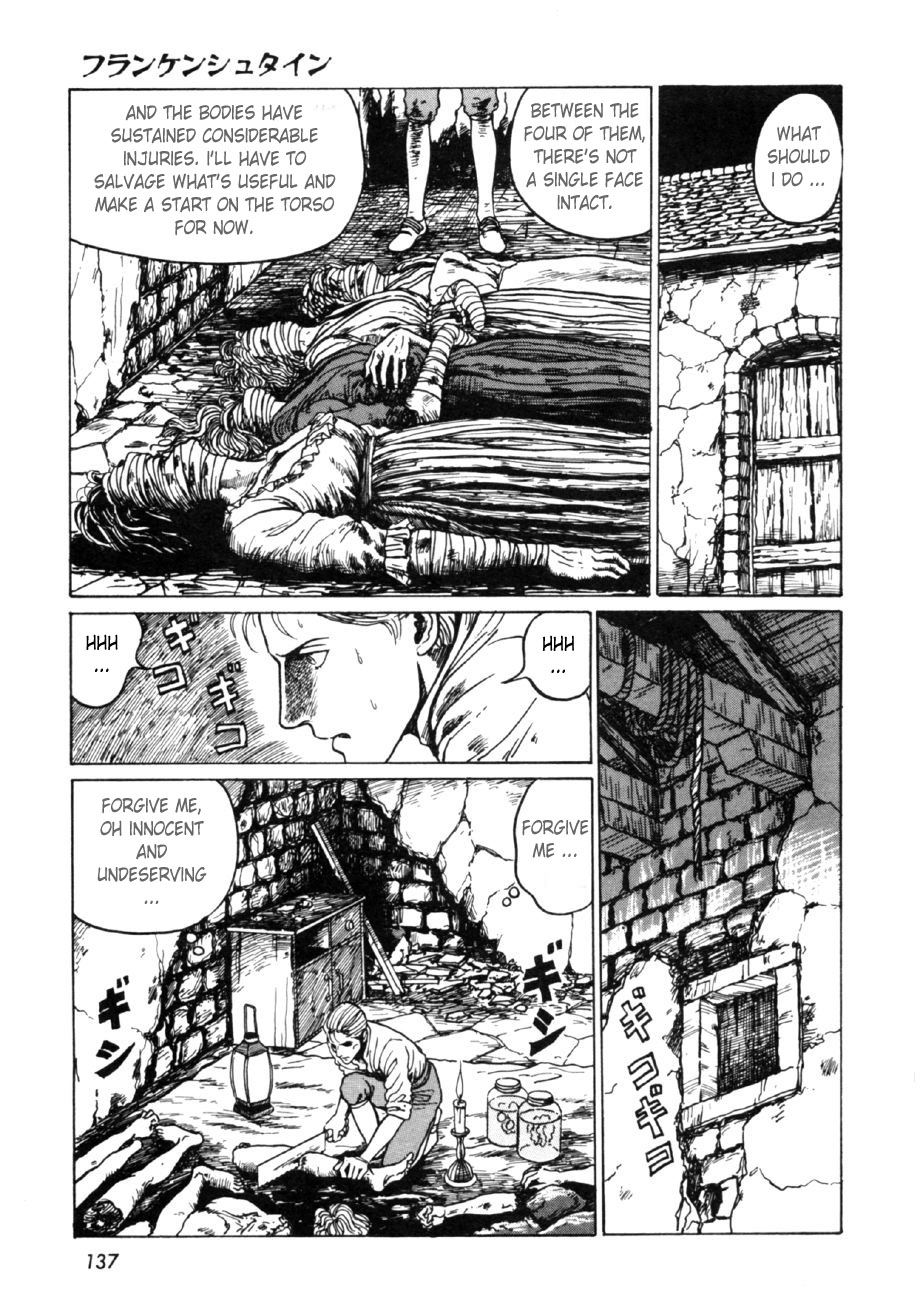 Itou Junji Kyoufu Manga Collection Chapter 16.1 page 139 - Vol.16 Chapter 1: Frankenstein