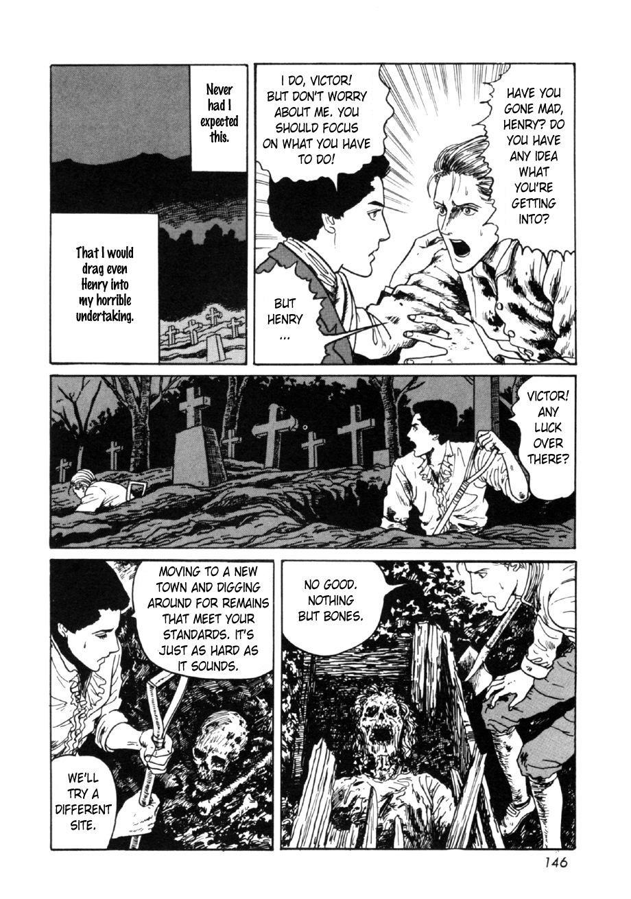 Itou Junji Kyoufu Manga Collection Chapter 16.1 page 148 - Vol.16 Chapter 1: Frankenstein