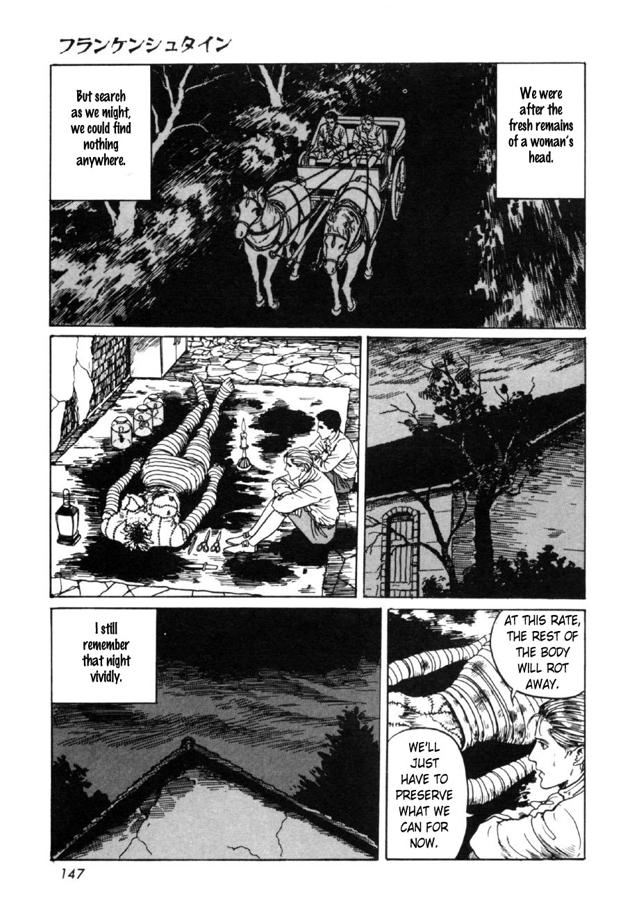 Itou Junji Kyoufu Manga Collection Chapter 16.1 page 149 - Vol.16 Chapter 1: Frankenstein