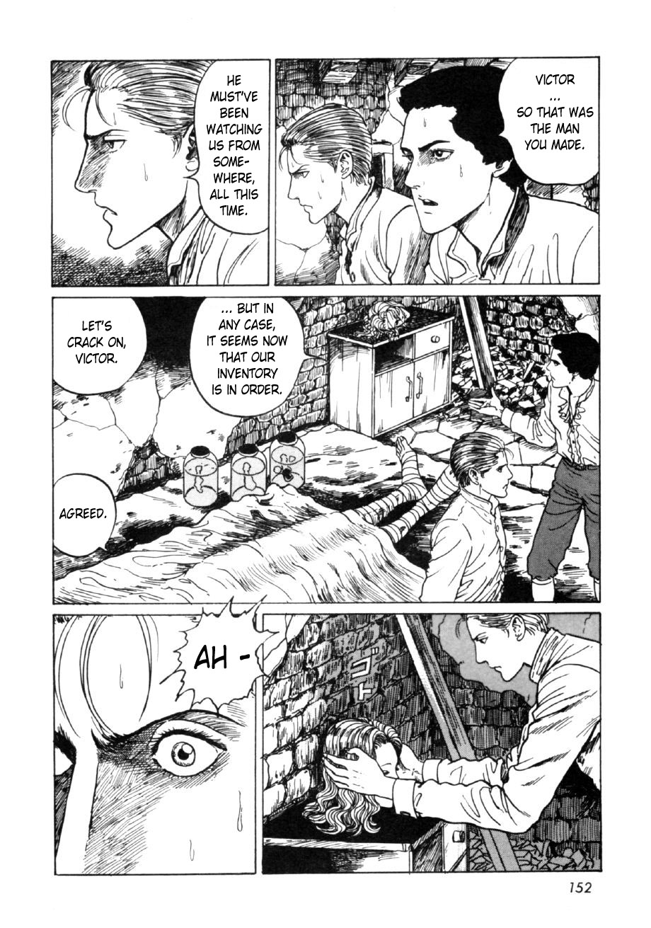 Itou Junji Kyoufu Manga Collection Chapter 16.1 page 154 - Vol.16 Chapter 1: Frankenstein