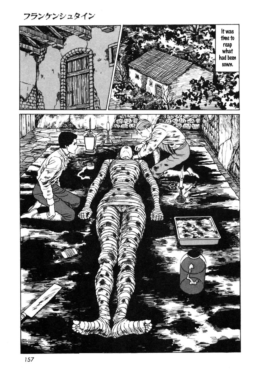 Itou Junji Kyoufu Manga Collection Chapter 16.1 page 159 - Vol.16 Chapter 1: Frankenstein