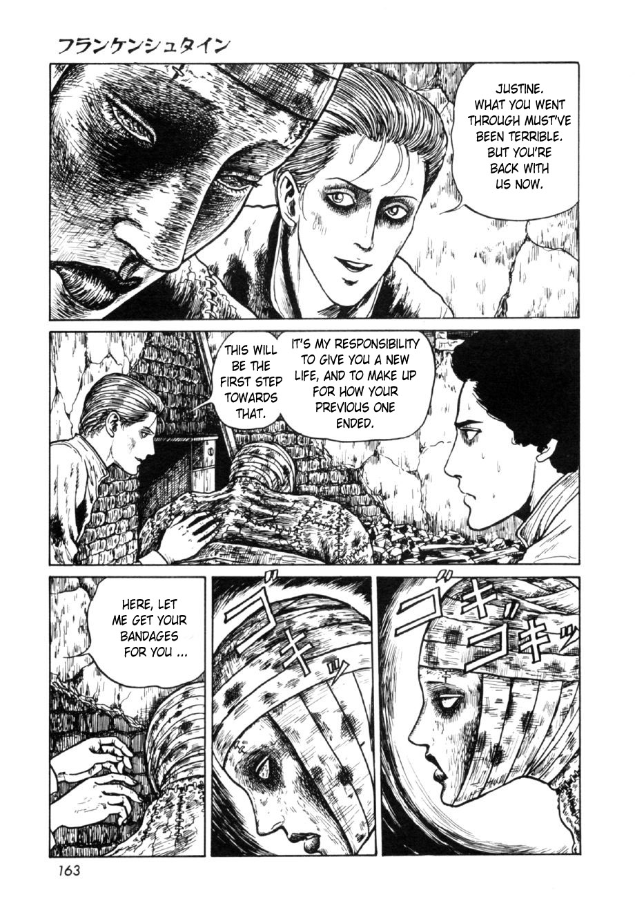 Itou Junji Kyoufu Manga Collection Chapter 16.1 page 165 - Vol.16 Chapter 1: Frankenstein