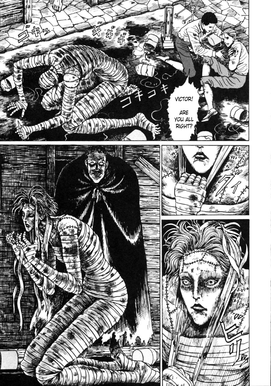 Itou Junji Kyoufu Manga Collection Chapter 16.1 page 167 - Vol.16 Chapter 1: Frankenstein