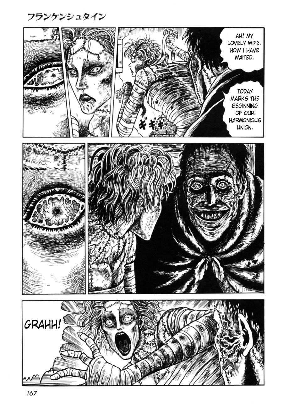 Itou Junji Kyoufu Manga Collection Chapter 16.1 page 169 - Vol.16 Chapter 1: Frankenstein