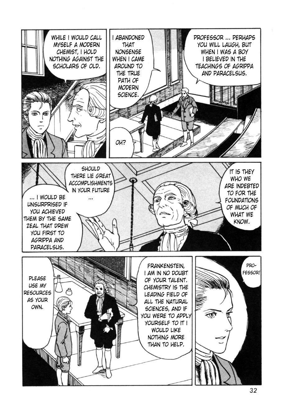 Itou Junji Kyoufu Manga Collection Chapter 16.1 page 34 - Vol.16 Chapter 1: Frankenstein