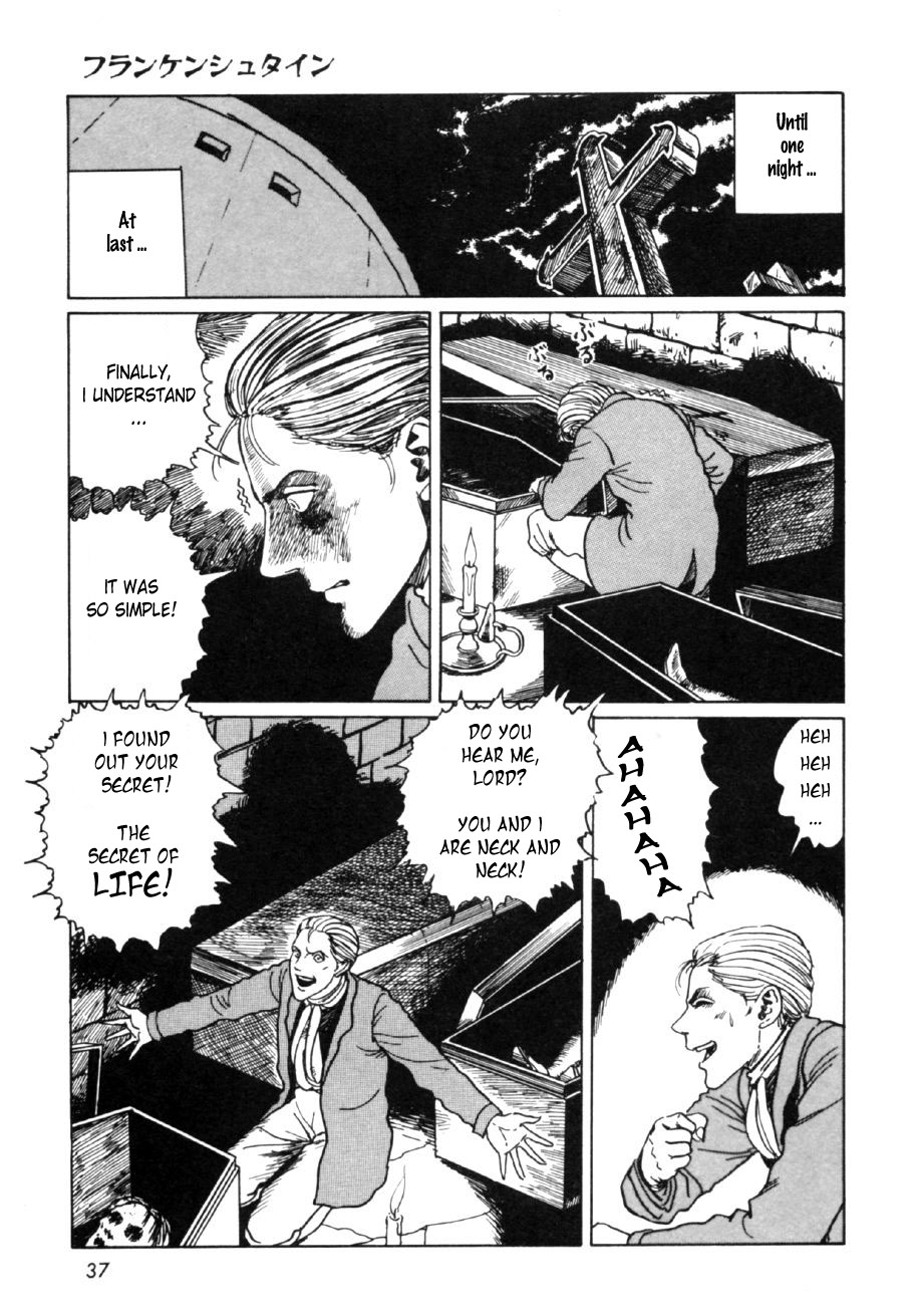 Itou Junji Kyoufu Manga Collection Chapter 16.1 page 39 - Vol.16 Chapter 1: Frankenstein