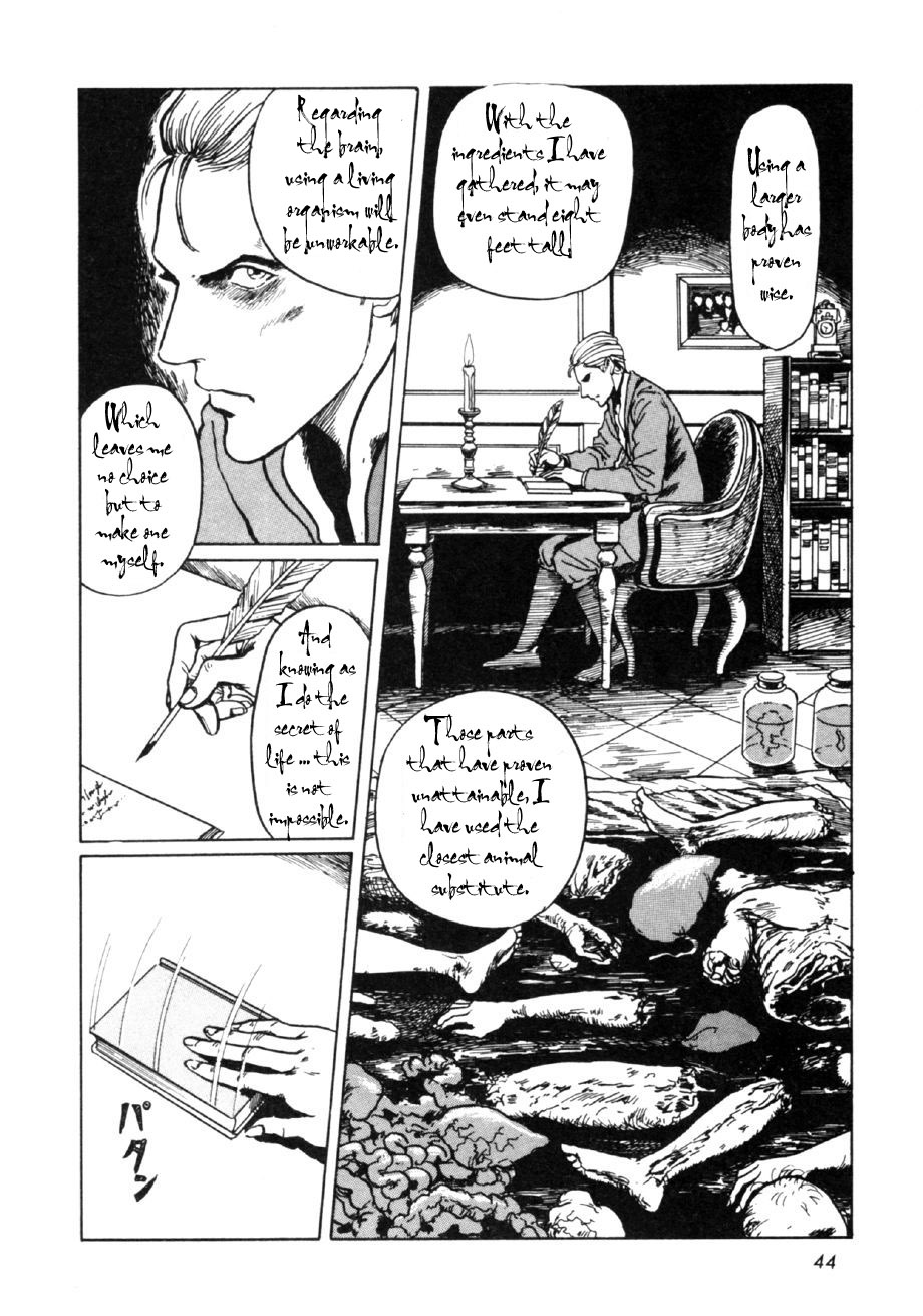 Itou Junji Kyoufu Manga Collection Chapter 16.1 page 46 - Vol.16 Chapter 1: Frankenstein