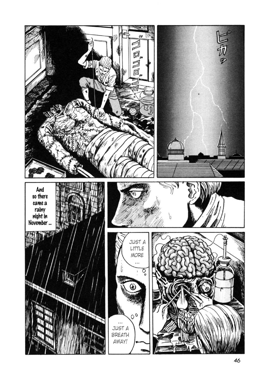 Itou Junji Kyoufu Manga Collection Chapter 16.1 page 48 - Vol.16 Chapter 1: Frankenstein