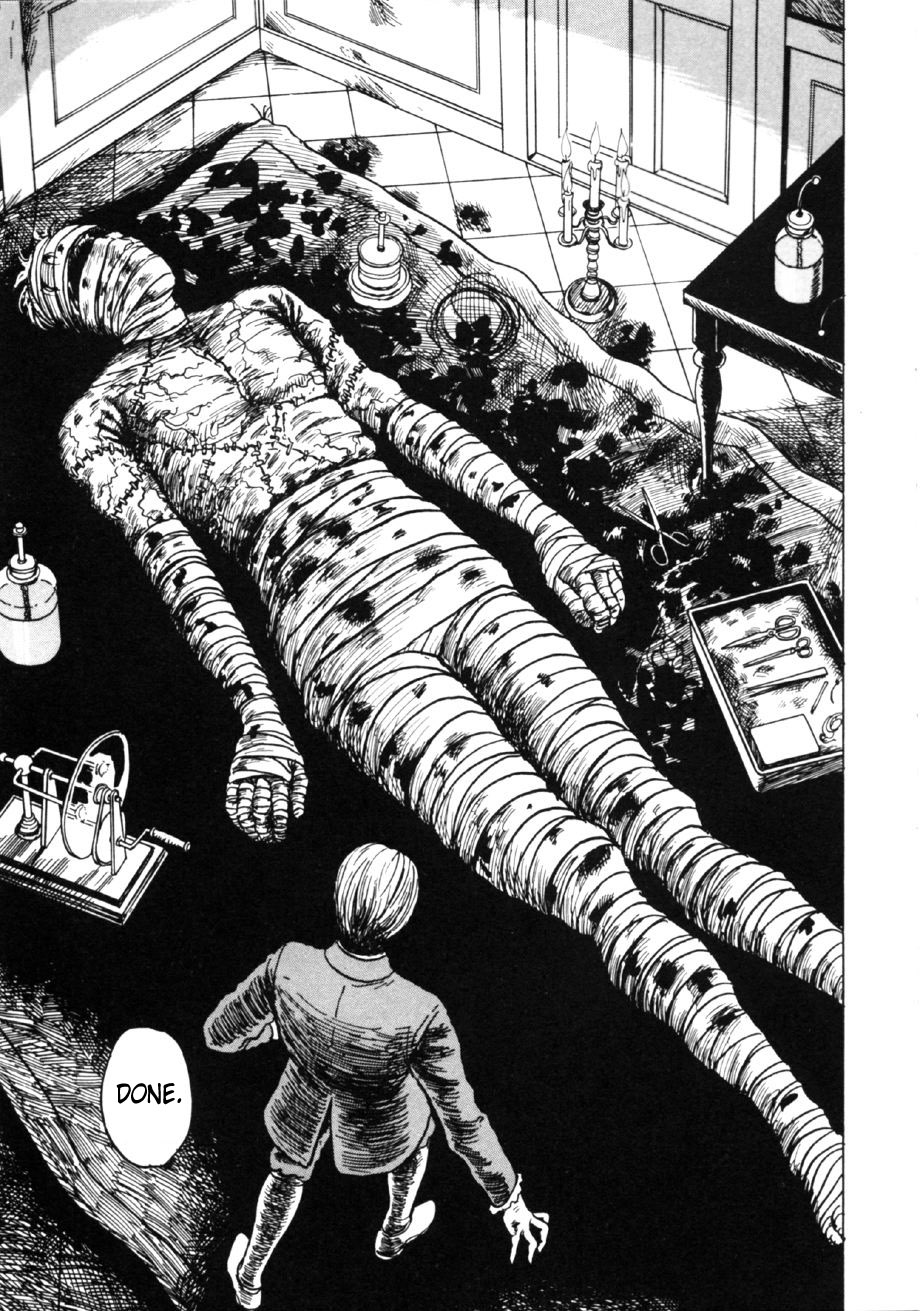Itou Junji Kyoufu Manga Collection Chapter 16.1 page 49 - Vol.16 Chapter 1: Frankenstein
